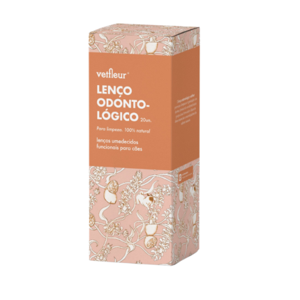 Lenço Odontológico Vetfleur para Higiene dos Dentes 20 unidades