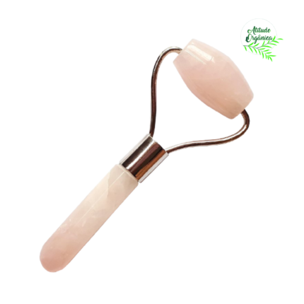 Quartzo rosa- Roller Massageador Facial